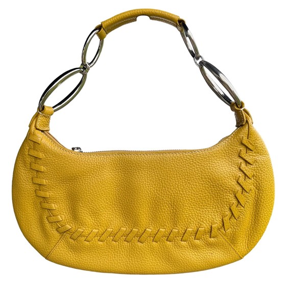 BCBGMAXAZRIA Yellow Hobo With Stitch - Picture 4 of 12